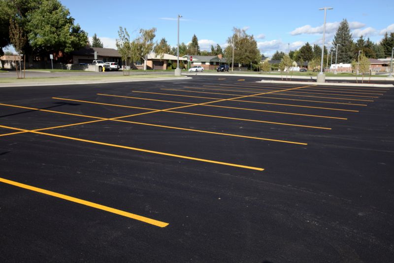 Sealed Asphalt Parking Lot